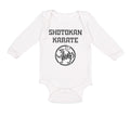 Long Sleeve Bodysuit Baby Shotokan Karate Mma Boy & Girl Clothes Cotton