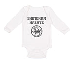 Long Sleeve Bodysuit Baby Shotokan Karate Mma Boy & Girl Clothes Cotton