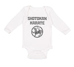 Long Sleeve Bodysuit Baby Shotokan Karate Mma Boy & Girl Clothes Cotton