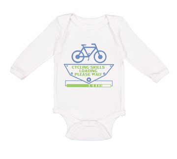 Long Sleeve Bodysuit Baby Cycling Skills Loading... Please Wait Bicycle Cycling