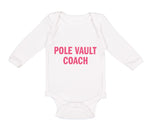 Long Sleeve Bodysuit Baby Pole Vault Coach Racing Boy & Girl Clothes Cotton