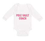 Long Sleeve Bodysuit Baby Pole Vault Coach Racing Boy & Girl Clothes Cotton