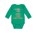 Long Sleeve Bodysuit Baby People Tell Me I like Disc Golf Boy & Girl Clothes