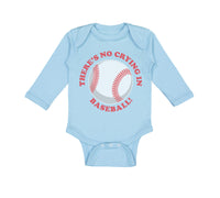 Long Sleeve Bodysuit Baby There Is No Crying in Baseball! Boy & Girl Clothes