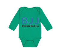 Long Sleeve Bodysuit Baby Bjj Brazilian Jiu Jitsu Martial Arts Cotton - Cute Rascals