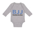 Long Sleeve Bodysuit Baby Bjj Brazilian Jiu Jitsu Martial Arts Cotton