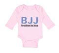 Long Sleeve Bodysuit Baby Bjj Brazilian Jiu Jitsu Martial Arts Cotton