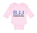 Long Sleeve Bodysuit Baby Bjj Brazilian Jiu Jitsu Martial Arts Cotton - Cute Rascals