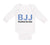 Long Sleeve Bodysuit Baby Bjj Brazilian Jiu Jitsu Martial Arts Cotton - Cute Rascals