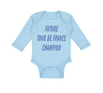 Long Sleeve Bodysuit Baby Future Tour De France Champion Bicycle Cycling Cotton - Cute Rascals