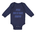 Long Sleeve Bodysuit Baby Future Tour De France Champion Bicycle Cycling Cotton