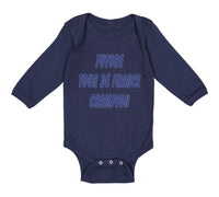 Long Sleeve Bodysuit Baby Future Tour De France Champion Bicycle Cycling Cotton - Cute Rascals