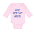 Long Sleeve Bodysuit Baby Future Tour De France Champion Bicycle Cycling Cotton - Cute Rascals