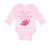 Long Sleeve Bodysuit Baby I Roll with Daddy and We Both Roll Tide Cotton