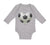 Long Sleeve Bodysuit Baby Soccer Heart Boy & Girl Clothes Cotton