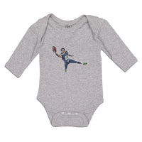 Long Sleeve Bodysuit Baby Football Player Receiver Boy & Girl Clothes Cotton - Cute Rascals