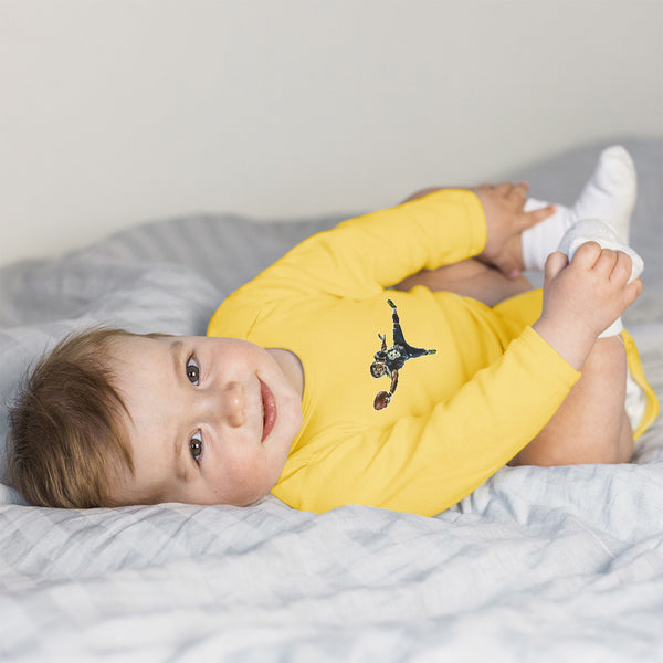 Long Sleeve Bodysuit Baby Football Player Receiver Boy & Girl Clothes Cotton - Cute Rascals