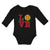 Long Sleeve Bodysuit Baby Love Sports Baseball Ball Boy & Girl Clothes Cotton