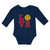 Long Sleeve Bodysuit Baby Love Sports Baseball Ball Boy & Girl Clothes Cotton