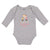 Long Sleeve Bodysuit Baby Daddy's Wrestling Buddy Sports Name Boys Fighting - Cute Rascals