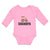 Long Sleeve Bodysuit Baby Grandpa's Vehicle Tractor with Wheel Cotton - Cute Rascals