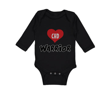 Long Sleeve Bodysuit Baby Chd Warrior Congenital Heart Disease Cotton