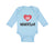 Long Sleeve Bodysuit Baby Chd Warrior Congenital Heart Disease Cotton - Cute Rascals