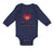 Long Sleeve Bodysuit Baby Chd Warrior Congenital Heart Disease Cotton - Cute Rascals