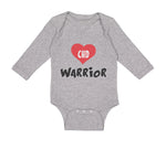 Long Sleeve Bodysuit Baby Chd Warrior Congenital Heart Disease Cotton - Cute Rascals