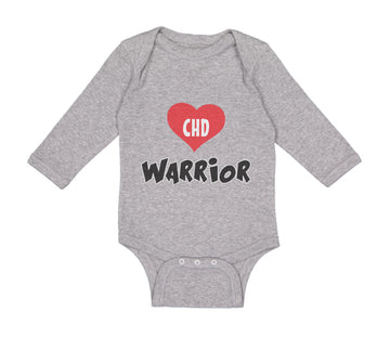 Long Sleeve Bodysuit Baby Chd Warrior Congenital Heart Disease Cotton