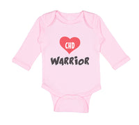 Long Sleeve Bodysuit Baby Chd Warrior Congenital Heart Disease Cotton - Cute Rascals
