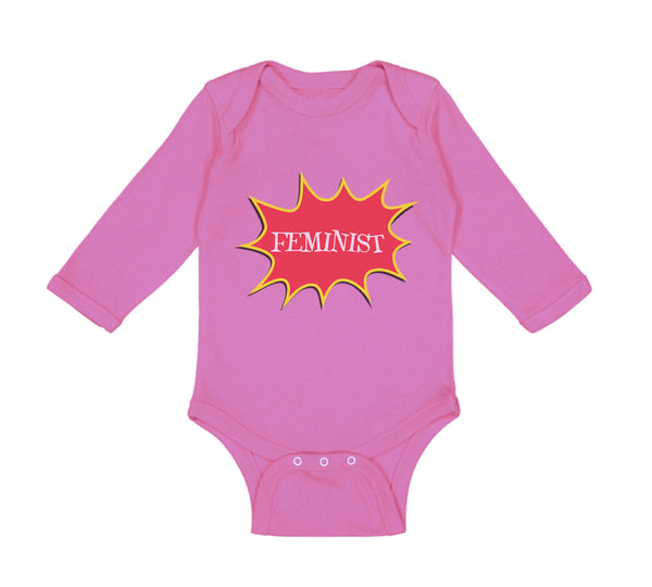Long Sleeve Bodysuit Baby Feminist Feminism Feminist Boy & Girl Clothes Cotton - Cute Rascals