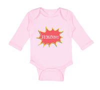 Long Sleeve Bodysuit Baby Feminist Feminism Feminist Boy & Girl Clothes Cotton - Cute Rascals