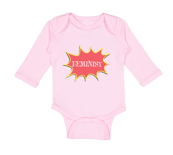 Long Sleeve Bodysuit Baby Feminist Feminism Feminist Boy & Girl Clothes Cotton - Cute Rascals