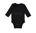 Long Sleeve Bodysuit Baby My Sister Is A Black Lab Dog Lover Pet Cotton