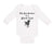 Long Sleeve Bodysuit Baby My Big Brother Is A Black Lab Dog Lover Pet Cotton