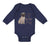 Long Sleeve Bodysuit Baby P Is for Pug Dog Lover Pet Animal B Boy & Girl Clothes