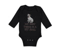 Long Sleeve Bodysuit Baby My Best Friend Is A Pit Bull Dog Lover Pet Cotton