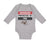 Long Sleeve Bodysuit Baby Warning Protected by Pug Dog Lover Pet Cotton