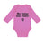 Long Sleeve Bodysuit Baby My Sister Has Paws Dog Lover Pet Boy & Girl Clothes