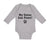 Long Sleeve Bodysuit Baby My Sister Has Paws Dog Lover Pet Boy & Girl Clothes