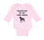 Long Sleeve Bodysuit Baby Protected by My Cane Corso Dog Lover Pet Cotton