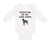 Long Sleeve Bodysuit Baby Protected by My Cane Corso Dog Lover Pet Cotton