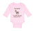 Long Sleeve Bodysuit Baby I'M Here... So When Does My Pony Arrive Funny Cotton