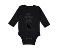 Long Sleeve Bodysuit Baby My Sibling Has Paws Dog Lover Pet Boy & Girl Clothes