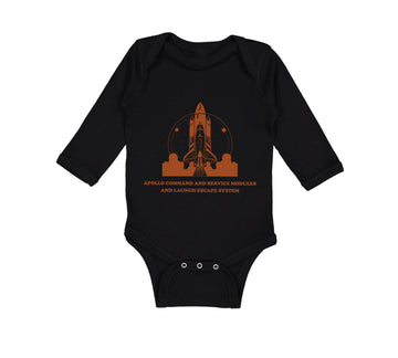 Long Sleeve Bodysuit Baby Apollo Command Rocket Space Boy & Girl Clothes Cotton