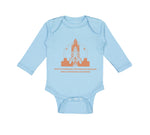 Long Sleeve Bodysuit Baby Apollo Command Rocket Space Boy & Girl Clothes Cotton - Cute Rascals