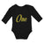 Long Sleeve Bodysuit Baby Golden 1 Birthday Celebration Age Boy & Girl Clothes - Cute Rascals