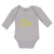 Long Sleeve Bodysuit Baby Golden 1 Birthday Celebration Age Boy & Girl Clothes - Cute Rascals