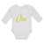 Long Sleeve Bodysuit Baby Golden 1 Birthday Celebration Age Boy & Girl Clothes - Cute Rascals